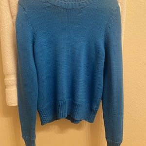 Cobalt blue cotton, crew neck comfy sweater! No wear/tear marks